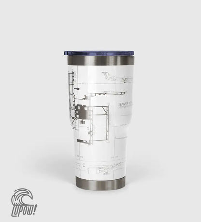 Denver International (DEN) Airport Diagram Tumbler 30oz