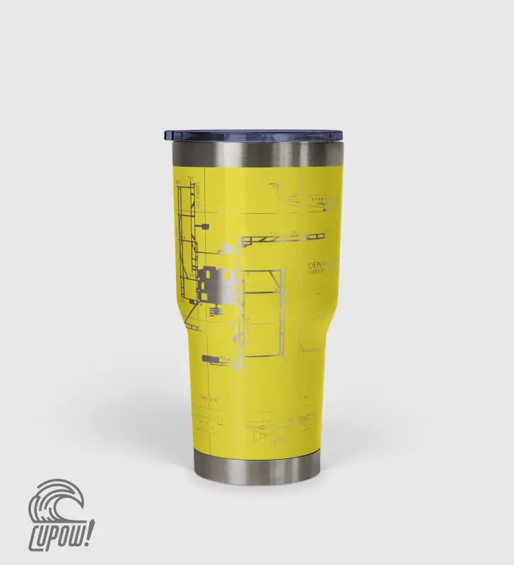 Denver International (DEN) Airport Diagram Tumbler 30oz