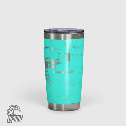 George Bush Intercontinental (IAH) Airport Diagram Tumbler 20oz