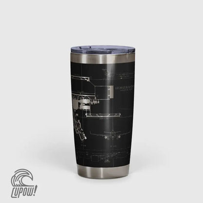 George Bush Intercontinental (IAH) Airport Diagram Tumbler 20oz