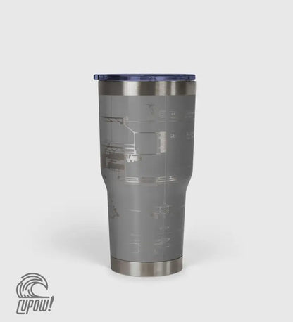 George Bush Intercontinental (IAH) Airport Diagram Tumbler 30oz