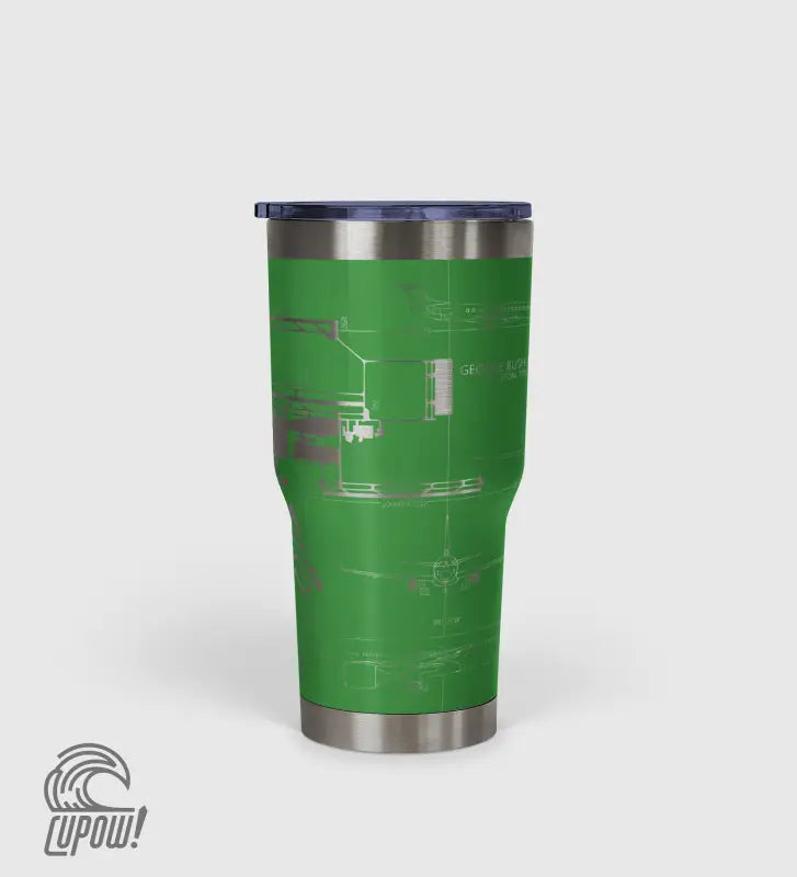 George Bush Intercontinental (IAH) Airport Diagram Tumbler 30oz