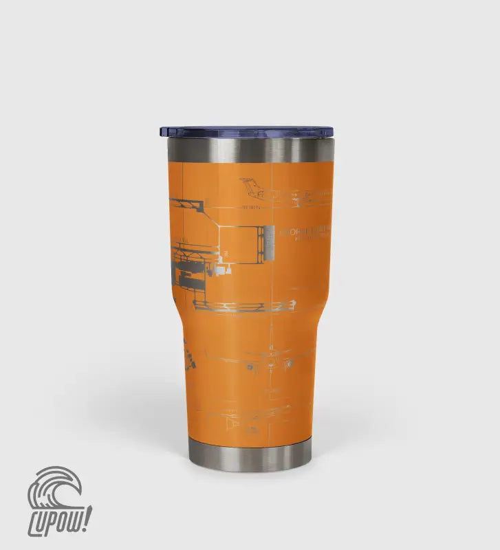 George Bush Intercontinental (IAH) Airport Diagram Tumbler 30oz