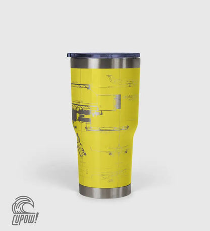 George Bush Intercontinental (IAH) Airport Diagram Tumbler 30oz