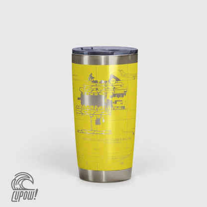 Hartsfield–Jackson Atlanta International (ATL) Airport Diagram Tumbler 20oz