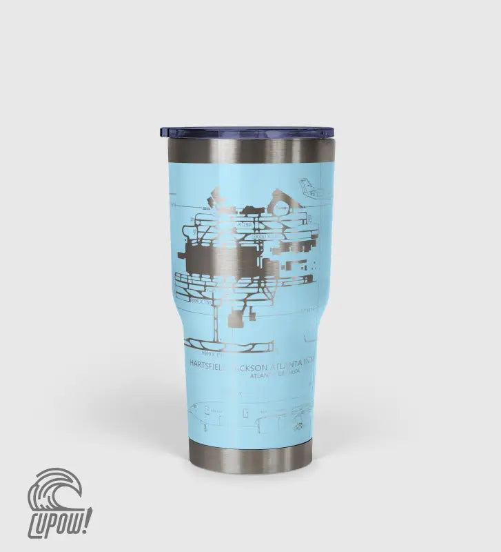 Hartsfield–Jackson Atlanta International (ATL) Airport Diagram Tumbler 30oz