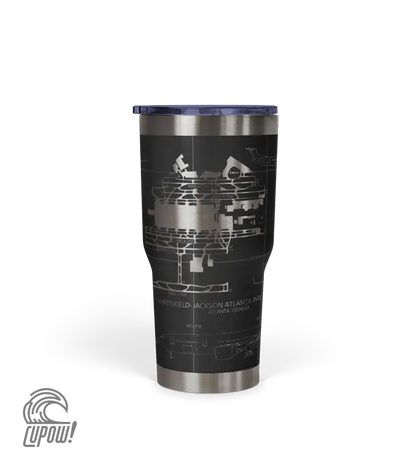 Hartsfield–Jackson Atlanta International (ATL) Airport Diagram Tumbler 30oz