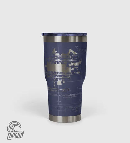 Hartsfield–Jackson Atlanta International (ATL) Airport Diagram Tumbler 30oz