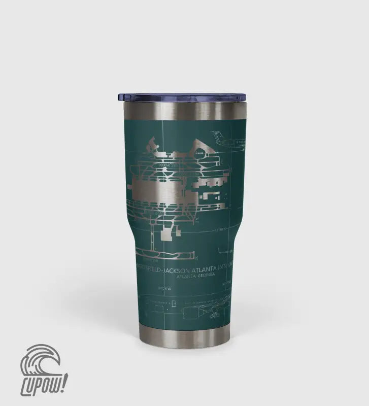 Hartsfield–Jackson Atlanta International (ATL) Airport Diagram Tumbler 30oz