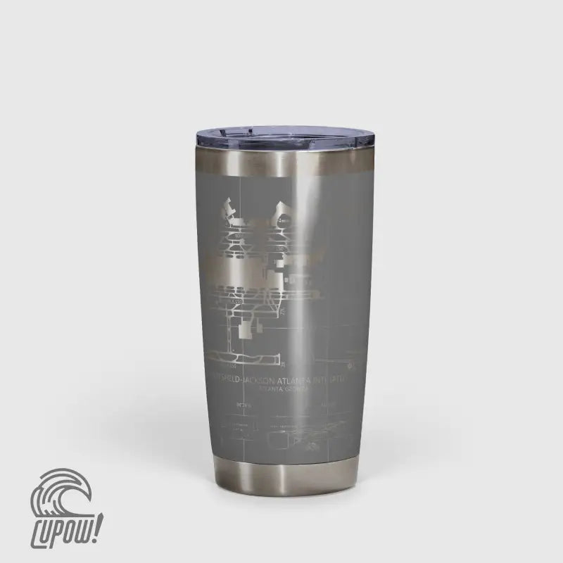 Hartsfield–Jackson Atlanta International (ATL) Airport Diagram Tumbler 20oz