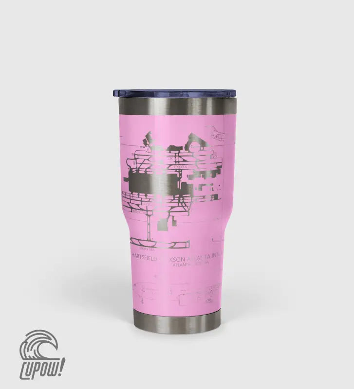 Hartsfield–Jackson Atlanta International (ATL) Airport Diagram Tumbler 30oz