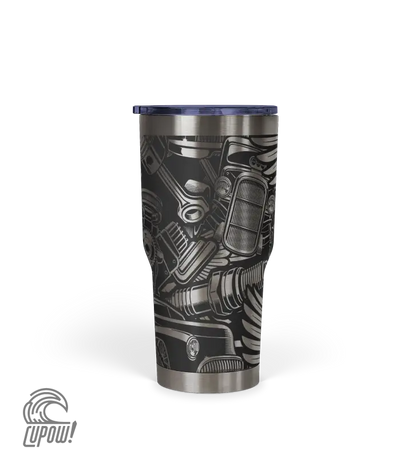 Hot Rod Vintage Automotive Tumbler 30oz