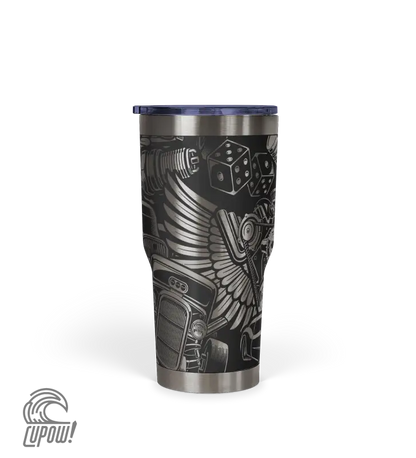 Hot Rod Vintage Automotive Tumbler 30oz