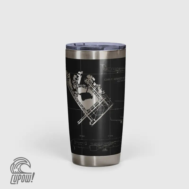 John F. Kennedy International (JFK) Airport Diagram Tumbler 20oz