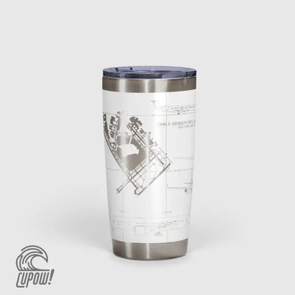 John F. Kennedy International (JFK) Airport Diagram Tumbler 20oz