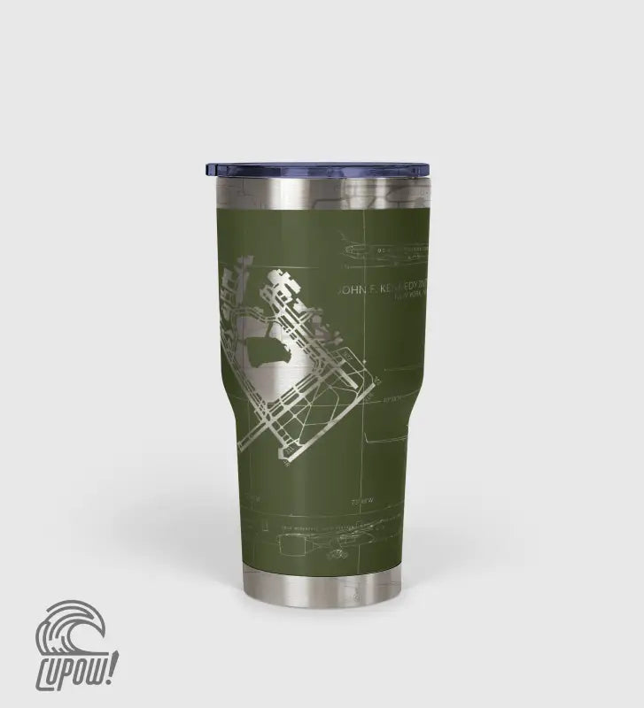 John F. Kennedy International (JFK) Airport Diagram Tumbler 30oz