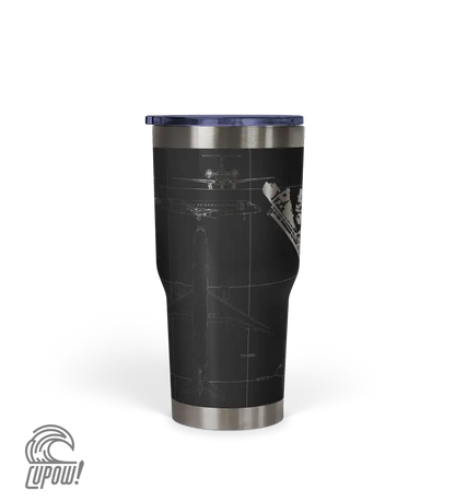 John F. Kennedy International (JFK) Airport Diagram Tumbler 30oz