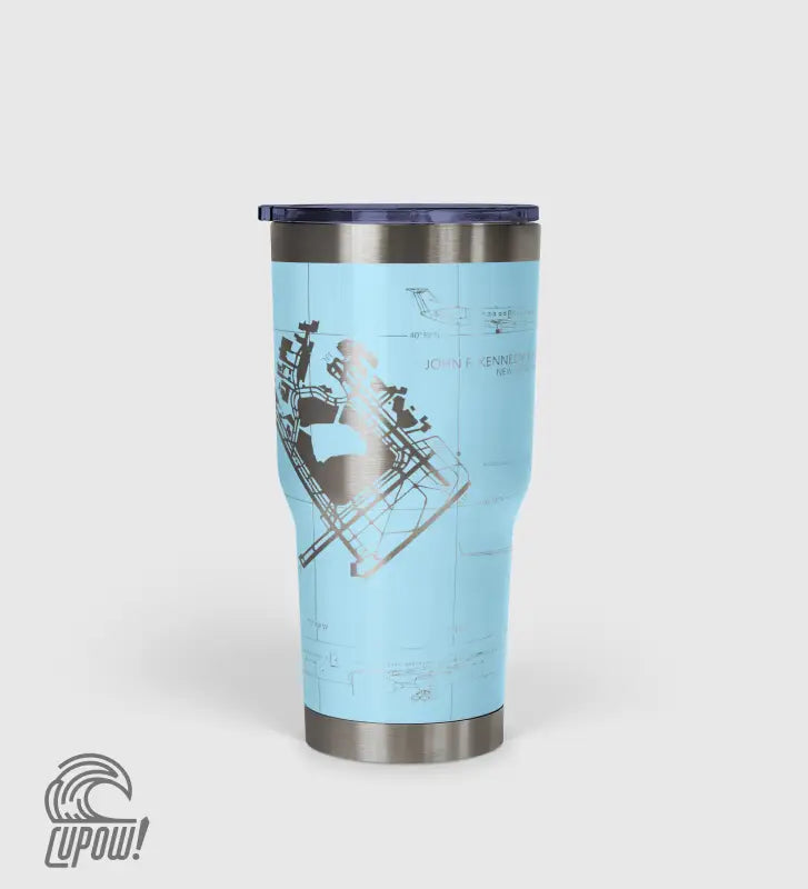 John F. Kennedy International (JFK) Airport Diagram Tumbler 30oz