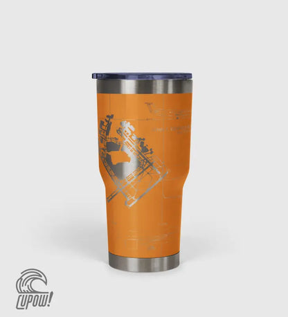 John F. Kennedy International (JFK) Airport Diagram Tumbler 30oz