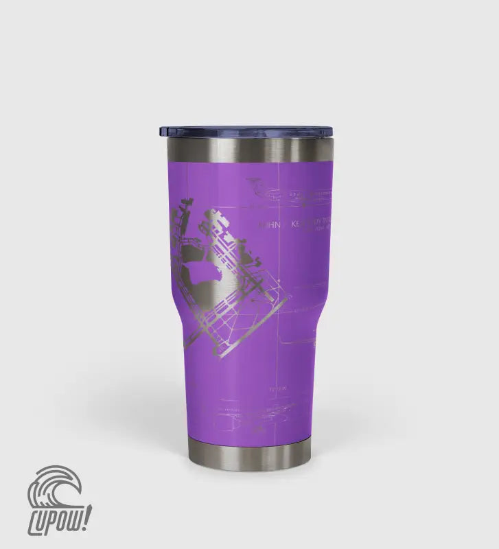 John F. Kennedy International (JFK) Airport Diagram Tumbler 30oz