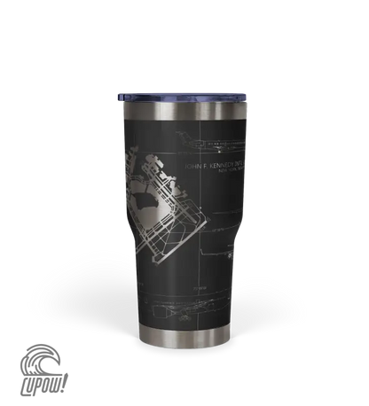 John F. Kennedy International (JFK) Airport Diagram Tumbler 30oz