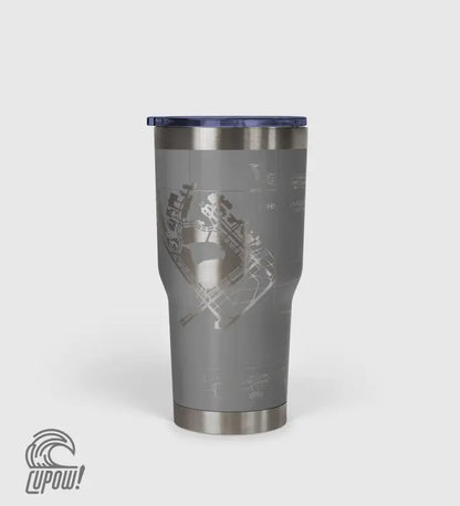 John F. Kennedy International (JFK) Airport Diagram Tumbler 30oz