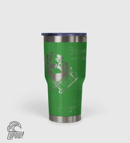 John F. Kennedy International (JFK) Airport Diagram Tumbler 30oz