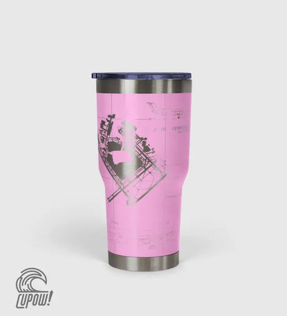 John F. Kennedy International (JFK) Airport Diagram Tumbler 30oz