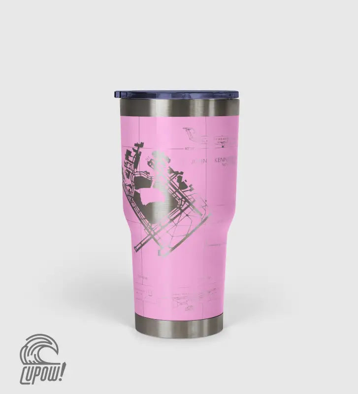 John F. Kennedy International (JFK) Airport Diagram Tumbler 30oz