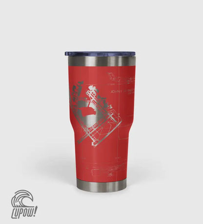 John F. Kennedy International (JFK) Airport Diagram Tumbler 30oz