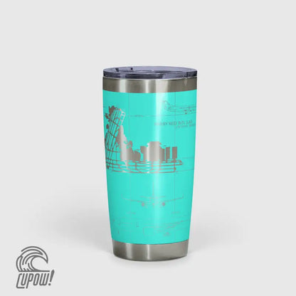 Las Vegas Harry Reid International (LAS) Airport Diagram Tumbler 20oz