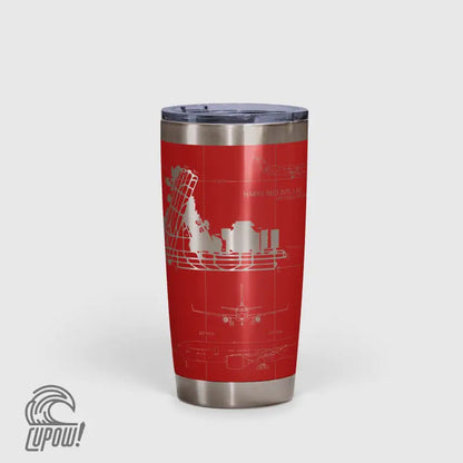 Las Vegas Harry Reid International (LAS) Airport Diagram Tumbler 20oz