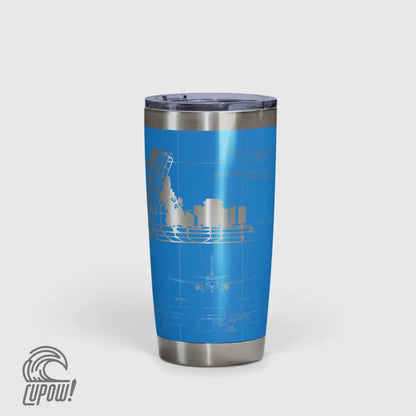 Las Vegas Harry Reid International (LAS) Airport Diagram Tumbler 20oz