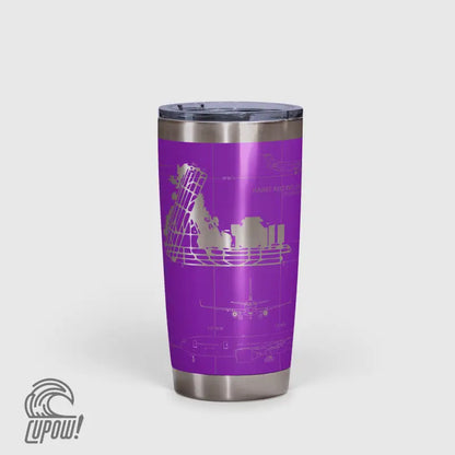 Las Vegas Harry Reid International (LAS) Airport Diagram Tumbler 20oz