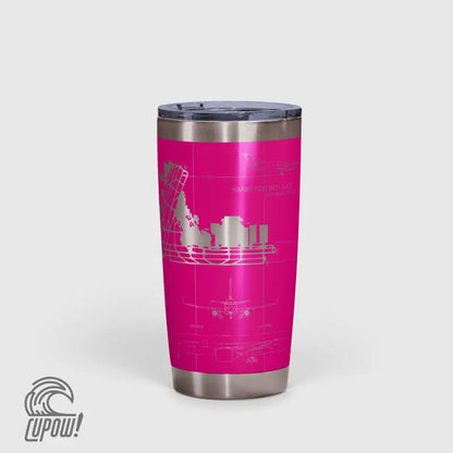 Las Vegas Harry Reid International (LAS) Airport Diagram Tumbler 20oz