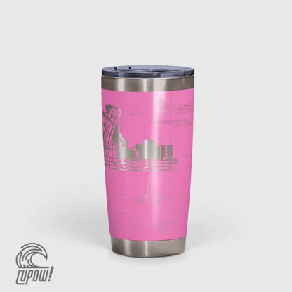 Las Vegas Harry Reid International (LAS) Airport Diagram Tumbler 20oz