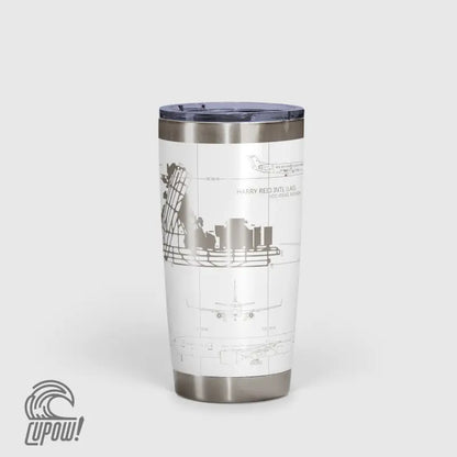 Las Vegas Harry Reid International (LAS) Airport Diagram Tumbler 20oz