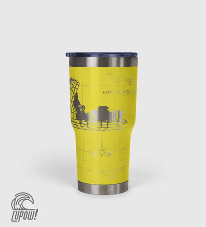 Las Vegas Harry Reid International (LAS) Airport Diagram Tumbler 30oz