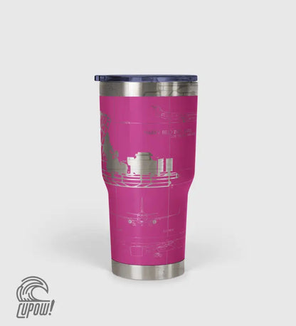 Las Vegas Harry Reid International (LAS) Airport Diagram Tumbler 30oz