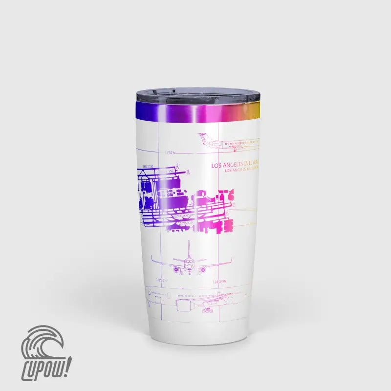 Los Angeles International (LAX) Airport Diagram Tumbler 20oz