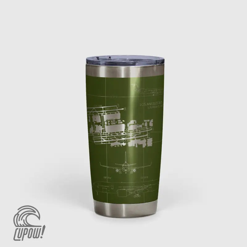 Los Angeles International (LAX) Airport Diagram Tumbler 20oz