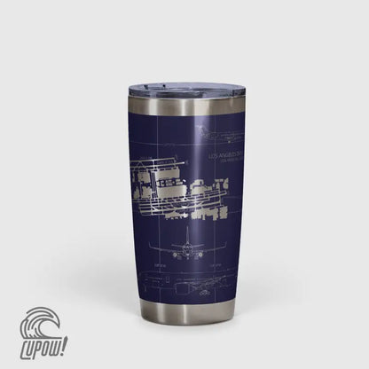 Los Angeles International (LAX) Airport Diagram Tumbler 20oz