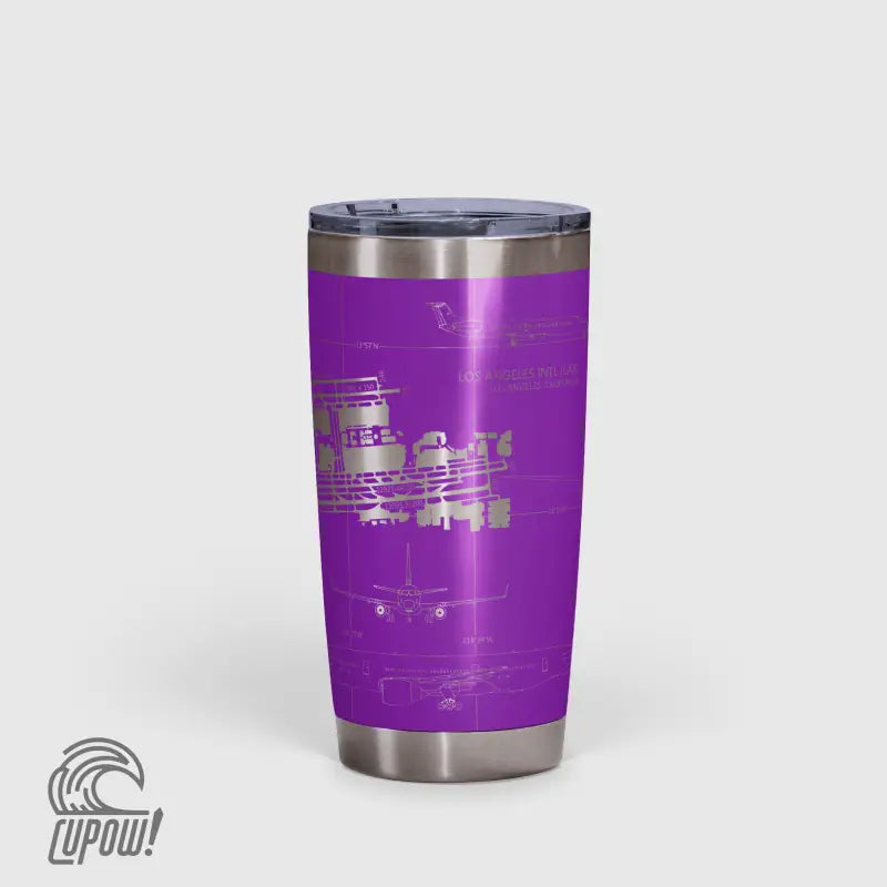 Los Angeles International (LAX) Airport Diagram Tumbler 20oz