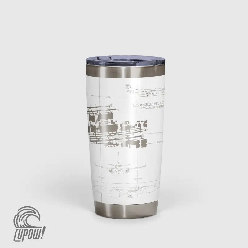 Los Angeles International (LAX) Airport Diagram Tumbler 20oz