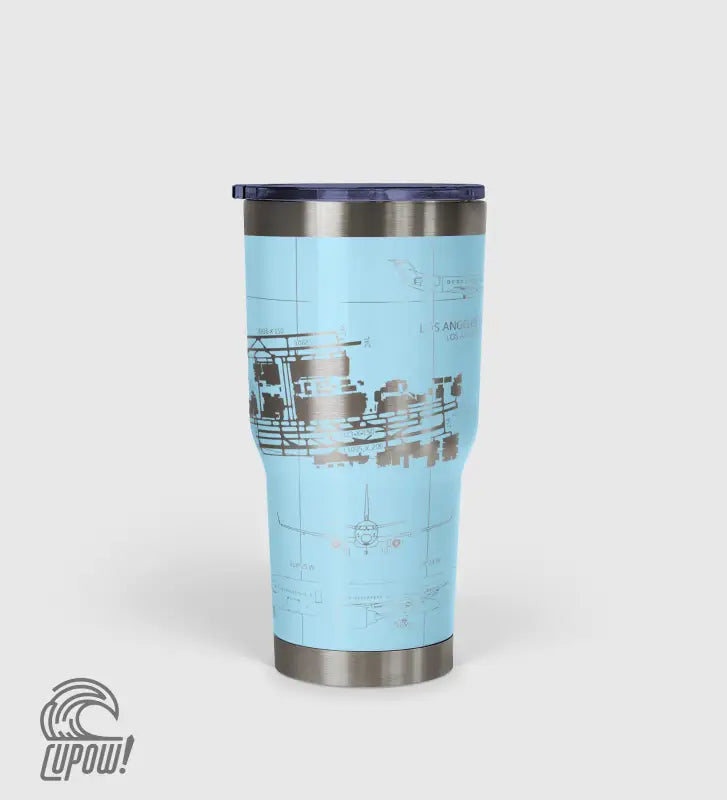 Los Angeles International (LAX) Airport Diagram Tumbler 30oz