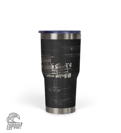 Los Angeles International (LAX) Airport Diagram Tumbler 30oz