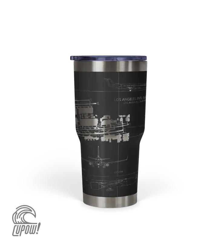 Los Angeles International (LAX) Airport Diagram Tumbler 30oz