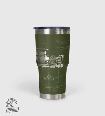 Los Angeles International (LAX) Airport Diagram Tumbler 30oz