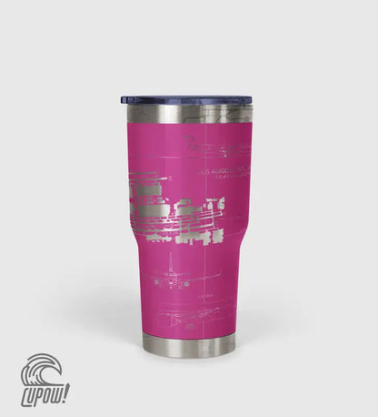 Los Angeles International (LAX) Airport Diagram Tumbler 30oz