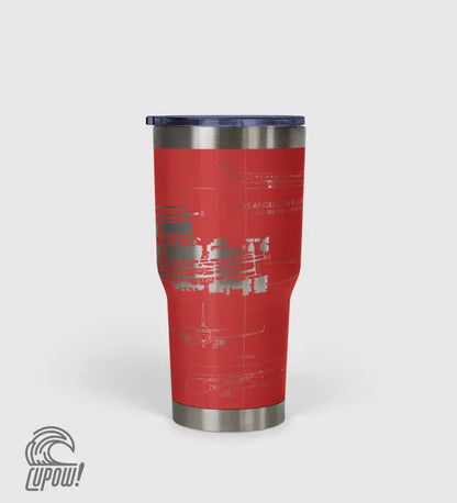 Los Angeles International (LAX) Airport Diagram Tumbler 30oz